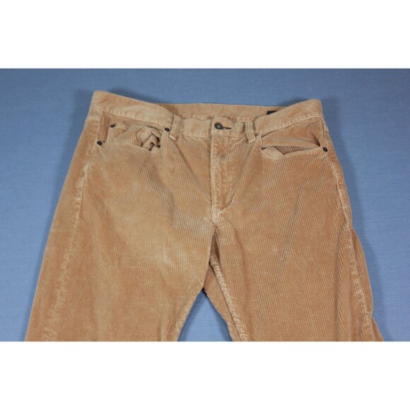 Rag & Bone Mens Corduroy Pants Tan Brown Flat Front Stretch 34" X 31" - Picture 2 of 10